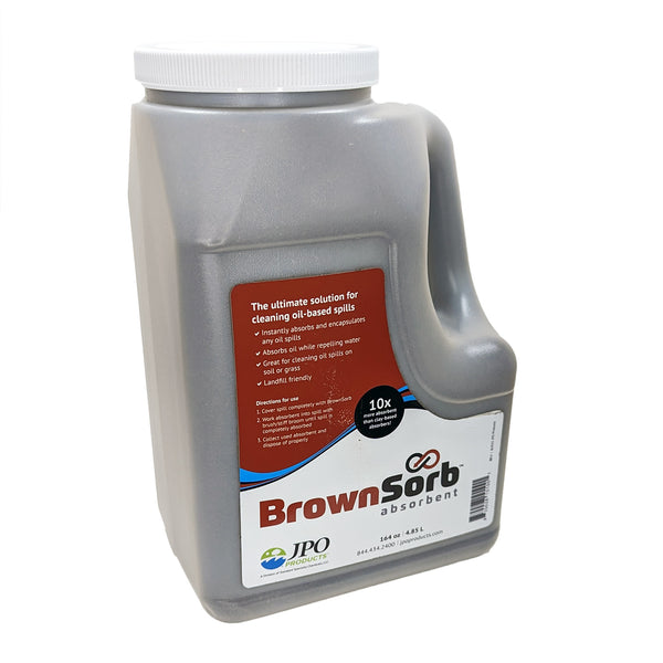 BrownSorb Absorbent, also known as SmartSorb, 164oz Plastic Jug