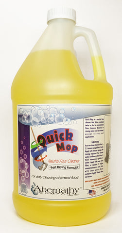 Quick Mop Neutral Floor Cleaner, 1 Gallon