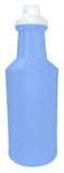 TPI Center Neck Decanter Quart Round Plastic Bottle, 32oz