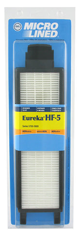 DVC Microlined HEPA Filter for Eureka Style HF-5, Series 5700, 5800