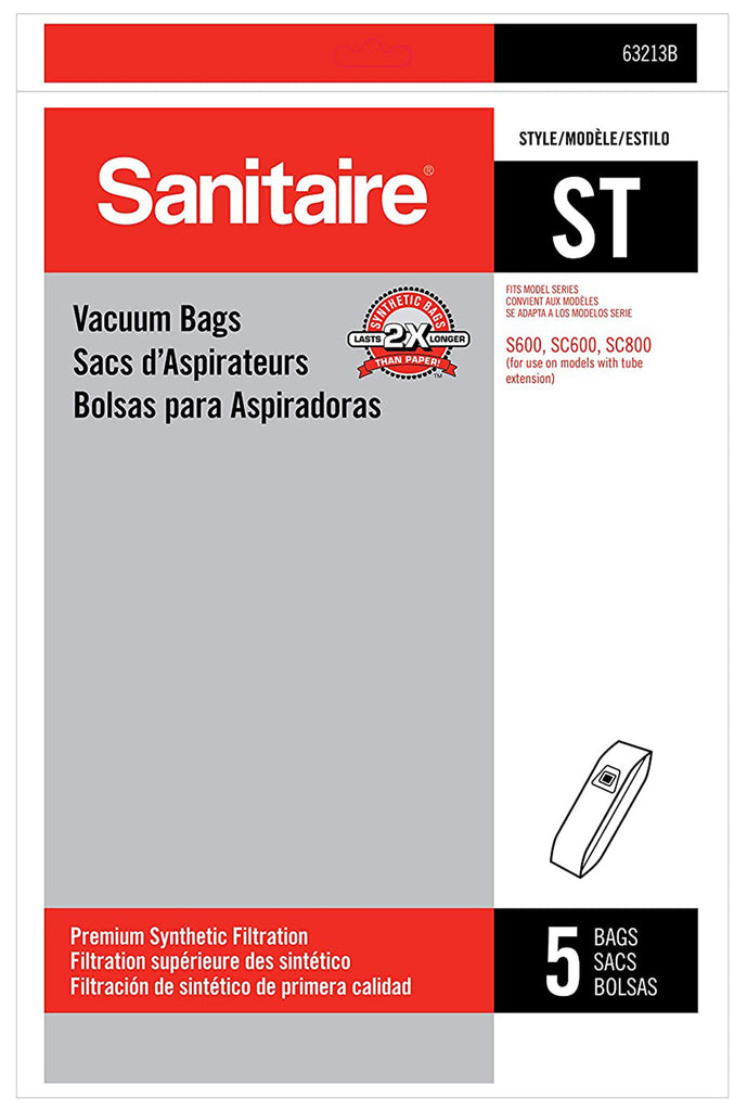 thumbnail image 2 of Eureka Sanitaire Style MM Premium Allergen Filtration Bags – 5-Pack, Model 632, For Sanitaire Vacuums 2 of 4