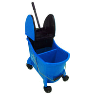 ABCO Dual-Cavity Blue Mop Bucket, 35qt