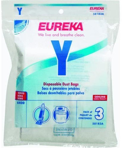 Eureka Vacuum Cleaner Bags for Style Y, Excalibur 6400 Series, 3pk
