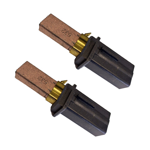 Pair of Ametek Carbon Motor Brushes with Black Winged Holder, 833503-52 (Pair of 33503-2)