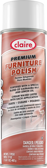 Claire Gleme Premium Furniture Polish 20oz